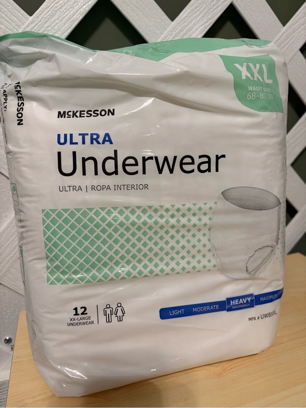 Ultra Unisex Underwear - White (XXL)